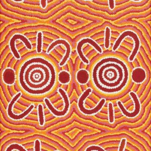 Mirri-jarra Jukurrpa (Shield Dreaming) by Martina Napangardi Wheeler
