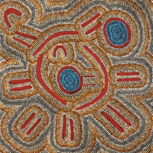 Watiya-warnu Jukurrpa (Seed Dreaming) by Jason Japaljarri Woods