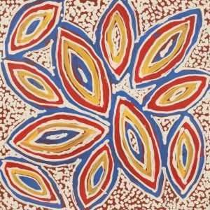 Ngapa Jukurrpa (Water Dreaming)  - Mikanji by Juliette Nampijinpa Brown