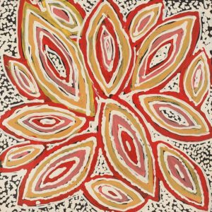 Ngapa Jukurrpa (Water Dreaming)  - Mikanji by Juliette Nampijinpa Brown