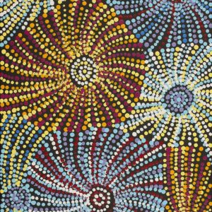 Ngapa Jukurrpa (Water Dreaming)  -  Puyurru by Evelyn Nangala Robertson