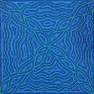 Yarla Jukurrpa (Bush Potato Dreaming) - Cockatoo Creek by Justine Nakamarra Nelson