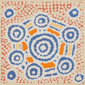 Pikilyi Jukurrpa (Vaughan Springs Dreaming) by Warlukurlangu Artists