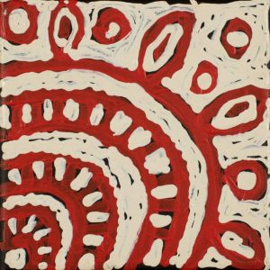 Ngapa Jukurrpa (Water Dreaming)  - Mikanji by Warlukurlangu Artists