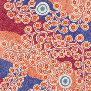 Kaliny-kalinypa / Ultukunpa Jukurrpa  -  Honey Grevillea Dreaming by Brenda Armstrong