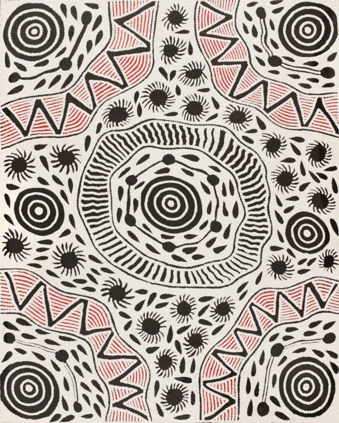 Pikilyi Jukurrpa (Vaughan Springs Dreaming) by Ursula Napangardi Hudson