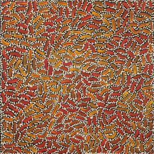 Warlukurlangu Jukurrpa (Fire country Dreaming) by Nathania Nangala Granites
