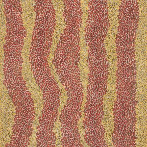 Warlukurlangu Jukurrpa (Fire country Dreaming) by Nathania Nangala Granites