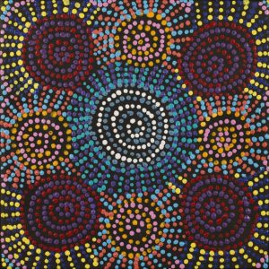 Jintiparnta Jukurrpa (Desert Truffle Dreaming) - Mina Mina by Tina Napangardi Martin