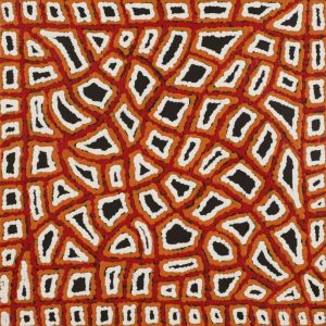 Ngapa Jukurrpa (Water Dreaming)  -  Puyurru by Delores Nangala Robertson