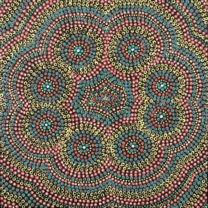 Ngurlu Jukurrpa (Native Seed Dreaming) by Dorothy Napurrurla Dickson