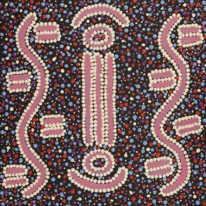 Ngapa Jukurrpa (Water Dreaming)  -  Puyurru by Renae Nakamarra Stevenson