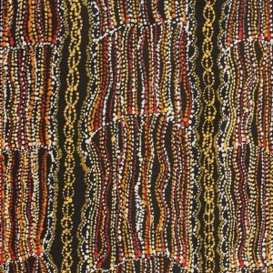 Ngapa Jukurrpa (Water Dreaming)  -  Pirlinyarnu by Sabrina Nangala Robertson