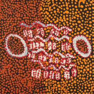 Ngapa Jukurrpa (Water Dreaming)  -  Puyurru by Clancy Jangala Watson