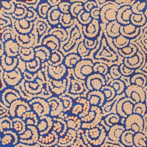 Lukarrara Jukurrpa (Desert Fringe-rush Seed Dreaming) by Melinda Napurrurla Wilson