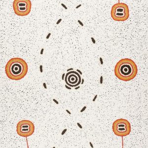Pamapardu Jukurrpa (Flying Ant Dreaming)  - Warntungurru by Kara Napangardi Ross