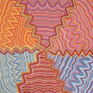 Watiya-warnu Jukurrpa (Seed Dreaming) by Angela Nangala Robertson
