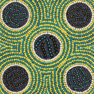 Wanakiji Jukurrpa (Bush Tomato Dreaming) by Jezebel Napanangka Presley