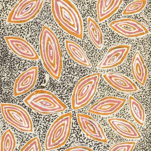Ngapa Jukurrpa (Water Dreaming)  - Mikanji by Juliette Nampijinpa Brown
