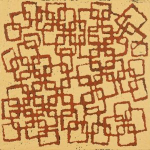 Ngapa Jukurrpa (Water Dreaming)  -  Puyurru by Agnes Nampijinpa Fry