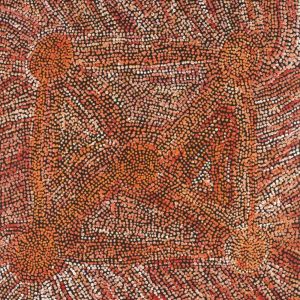 Ngapa Jukurrpa (Water Dreaming)  -  Puyurru by Sarah Napurrurla Leo