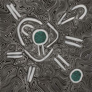Watiya-warnu Jukurrpa (Seed Dreaming) by Jason Japaljarri Woods