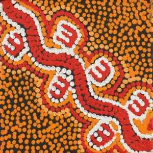 Janganpa Jukurrpa (Brush-tail Possum Dreaming)-  Mawurrji by Warlukurlangu Artists