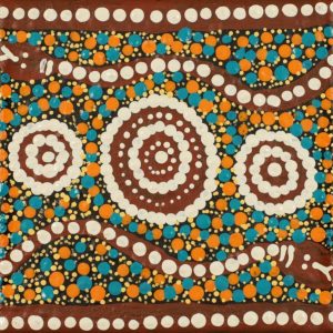 Warna Jukurrpa (Snake Dreaming) by Warlukurlangu Artists