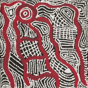 Ngapa Jukurrpa (Water Dreaming)  -  Puyurru by Warlukurlangu Artists