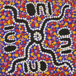 Ngapa Jukurrpa (Water Dreaming)  -  Puyurru by Warlukurlangu Artists
