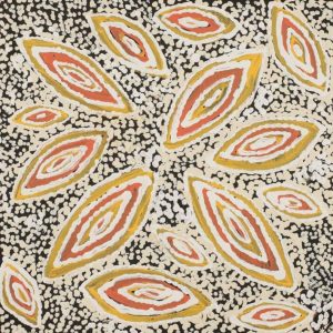 Ngapa Jukurrpa (Water Dreaming)  - Mikanji by Juliette Nampijinpa Brown