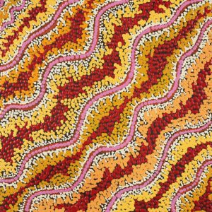 Yawakiyi Jukurrpa (Native Currant Dreaming) by Geraldine Napurrurla Wilson