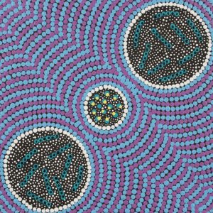 Wanakiji Jukurrpa (Bush Tomato Dreaming) by Jezebel Napanangka Presley