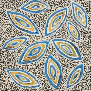 Ngapa Jukurrpa (Water Dreaming)  - Mikanji by Juliette Nampijinpa Brown