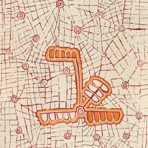 Watiya-warnu Jukurrpa (Seed Dreaming) by Narelle Nangala Brown