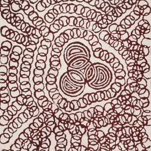 Ngapa Jukurrpa (Water Dreaming)  -  Puyurru by Agnes Nampijinpa Fry