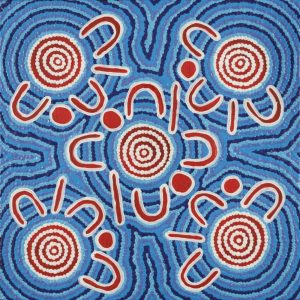 Mirri-jarra Jukurrpa (Shield Dreaming) by Martina Napangardi Wheeler