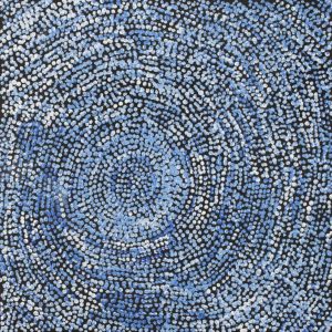 Ngapa Jukurrpa (Water Dreaming)  -  Puyurru by Sarah Napurrurla Leo
