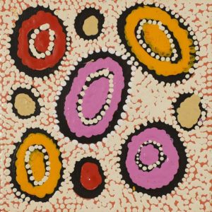 Purrpalanji (Skinny Bush Banana) Jukurrpa by Warlukurlangu Artists