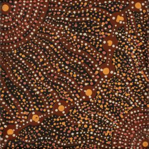 Wardapi Jukurrpa (Goanna Dreaming) - Yarripilangu by Warlukurlangu Artists