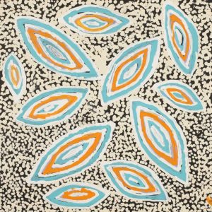 Ngapa Jukurrpa (Water Dreaming)  - Mikanji by Juliette Nampijinpa Brown