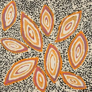 Ngapa Jukurrpa (Water Dreaming)  - Mikanji by Juliette Nampijinpa Brown