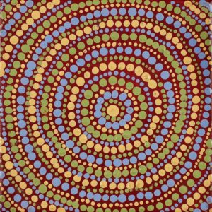 Watiya-warnu Jukurrpa (Seed Dreaming) by Warlukurlangu Artists