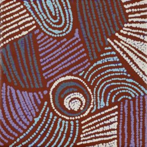 Ngapa Jukurrpa (Water Dreaming)  -  Puyurru by Warlukurlangu Artists