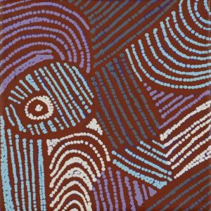 Ngapa Jukurrpa (Water Dreaming)  -  Puyurru by Warlukurlangu Artists
