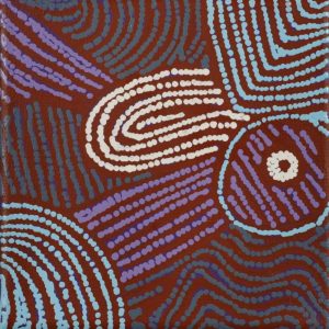 Ngapa Jukurrpa (Water Dreaming)  -  Puyurru by Warlukurlangu Artists