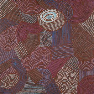 Ngapa Jukurrpa (Water Dreaming)  -  Puyurru by Norissa Nampijinpa Watson