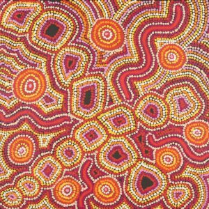 Ngapa Jukurrpa (Water Dreaming)  -  Puyurru by Anita Nakamarra Gibson