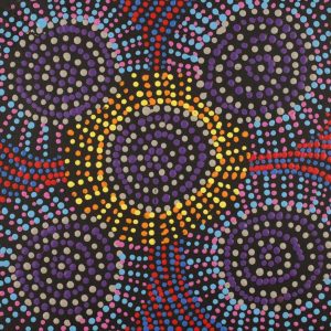 Jintiparnta Jukurrpa (Desert Truffle Dreaming) - Mina Mina by Tina Napangardi Martin