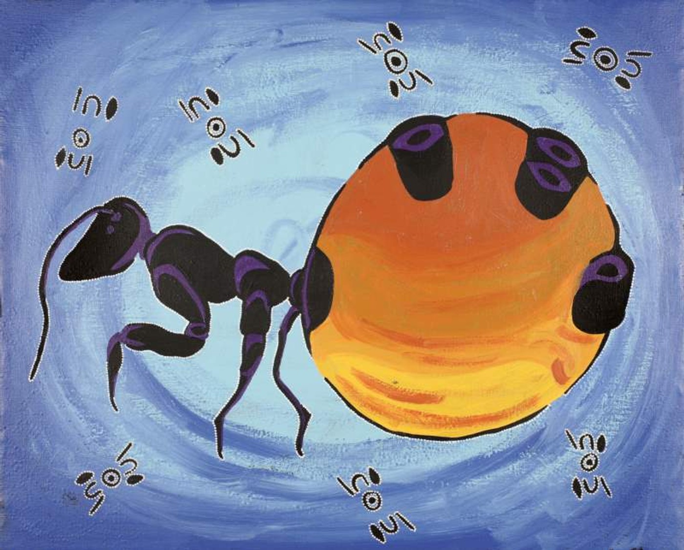 Yurrampi Jukurrpa (Honey Ant Dreaming) by Jason Japaljarri Woods